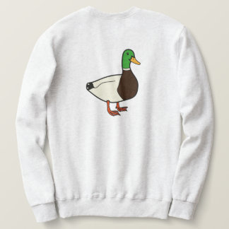 Sweatshirt Canard de cendre/sweatshirt impression de
