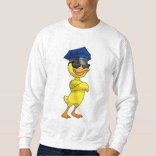 Sweatshirt Canard en tant qu'officier de police avec casquett