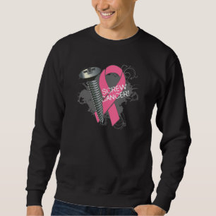 Sweatshirt Cancer de vis - cancer du sein grunge