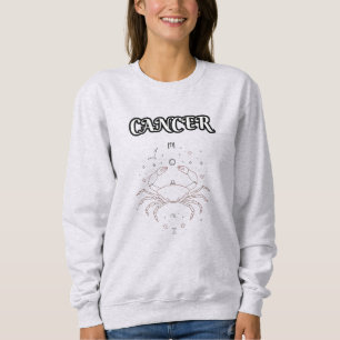 Sweatshirt cancer zodiaque