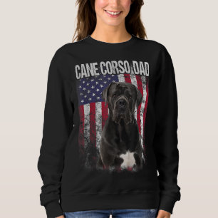 Sweatshirt Cane Corso Papa Avec Fier Amoureux des chiens Drap