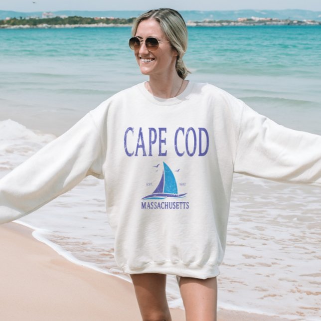 Sweatshirt Cap Cod Vacances voile (Créateur téléchargé)