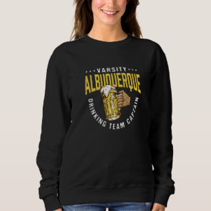 Sweatshirt Capitaine de l'équipe de buveurs d'Albuquerque Drô