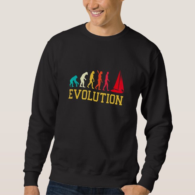 Sweatshirt Capitaine de voilier graphique d'évolution voile m (Devant)