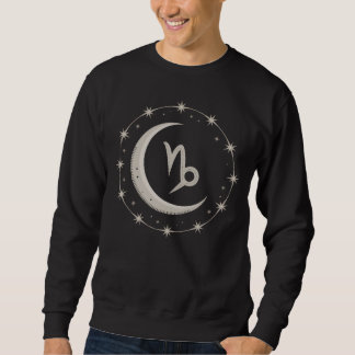 Sweatshirt Capricorne Lune : un symbole céleste