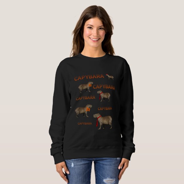 Sweatshirt Capybara (Devant entier)