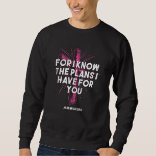 Sweatshirt Car Je Connais Les Plans Que J'Ai Pour Vous Purple