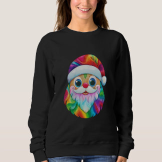 Sweatshirt Caractère de chapeau de Père Noël Whimsical T-shir