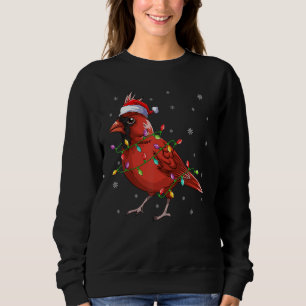 Sweatshirt Cardinal Bird Lighting Père Noël Cardinal Nord Car