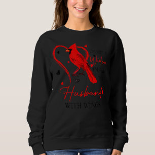 Sweatshirt Cardinal Vintage Je ne suis pas une veuve Je suis 