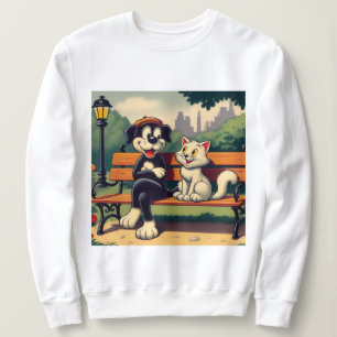 Sweatshirt Caricature vintage pour chien/chat