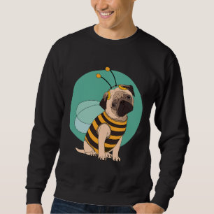 Sweatshirt Carlin amusant Porter le costume d'Halloween Bee C