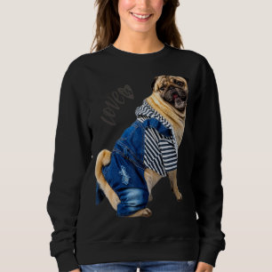 Sweatshirt Carlin Femmes Hommes Carlin Maman Papa Vie Amour C