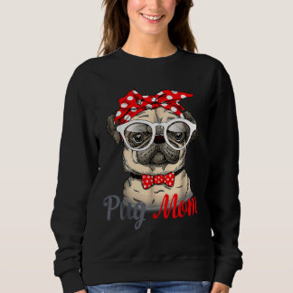 Sweatshirt Carlin Maman&x27 ; s Jour Carlin amusant Mère&x27