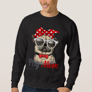 Sweatshirt Carlin Maman&x27 ; s Jour Carlin amusant Mère&x27