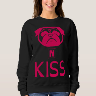 Sweatshirt CARLINS ! Carlin et baiser - baisers pour chiens -