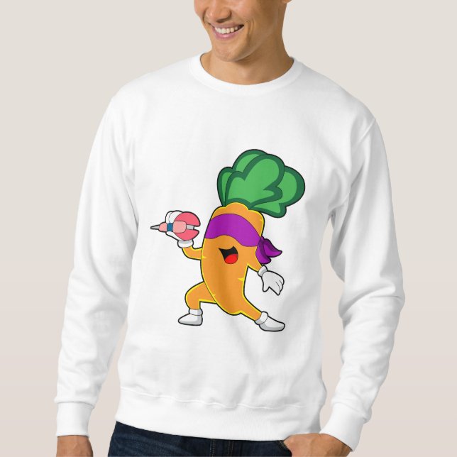 Sweatshirt Carottes fléchettes (Devant)