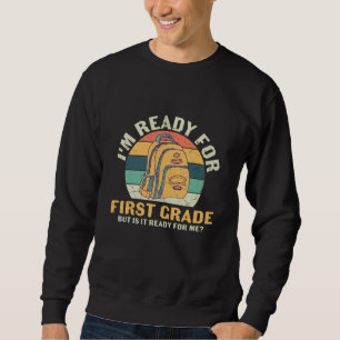 Sweatshirt Cartable Première Année Premier Jour d'École Cadea