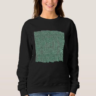 Sweatshirt Carte graphique verte Emeline sans fil