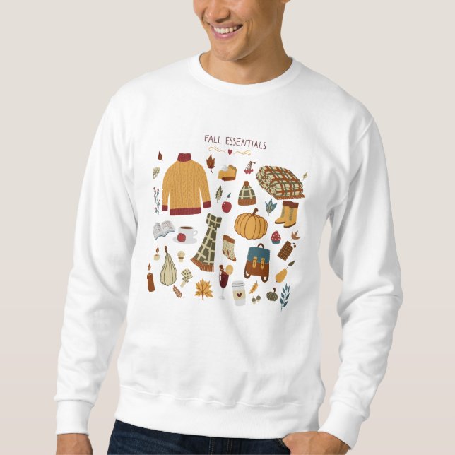 Sweatshirt Cas Essentials Digital Drawing (Devant)