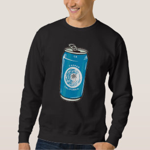 Sweatshirt Caspar Californie Ca Bière Souvenir Boisson Gazeus