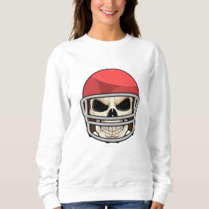 Sweatshirt Casque de football crâne