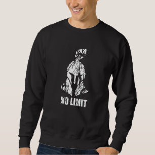 Sweatshirt Casque Spartan No Limit Impression Dos Gym Fitness