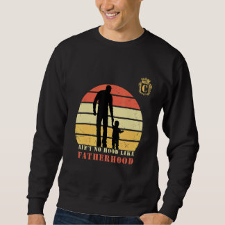 Sweatshirt Casquette Monogramme Mens Ain't No Hood Like Fathe
