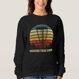Sweatshirt Casser Ces Chaînes Disc Golf Humour de golfeur Di