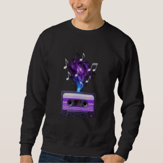 Sweatshirt Cassette de musique cosmique – Mixtape Vapor Galax