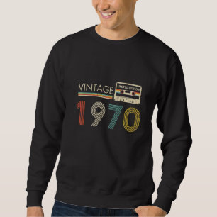 Sweatshirt Cassette vintage 1970