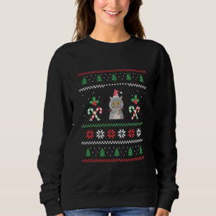 Sweatshirt Cat Ugly Christmas