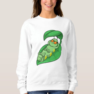 Sweatshirt Caterpillar avec feuille