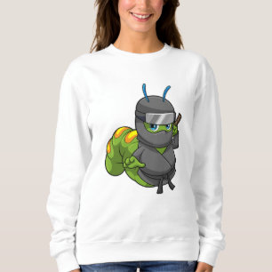 Sweatshirt Caterpillar comme Ninja avec épée
