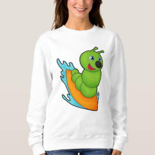 Sweatshirt Caterpillar comme Surfer avec Surfer