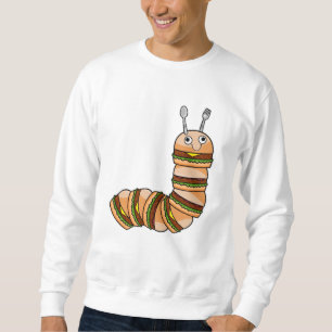 Sweatshirt Caterpillar en Cheeseburger avec boeuf & salade