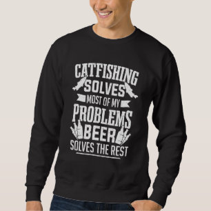 Sweatshirt Catfish Pêche Pêche Hommes Pêcheur Catfisher