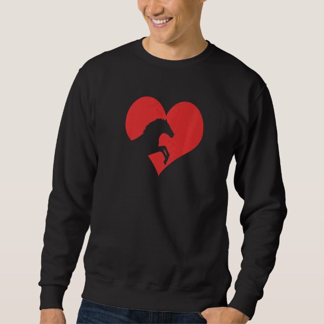 Sweatshirt Cavalière Équitation (Devant)