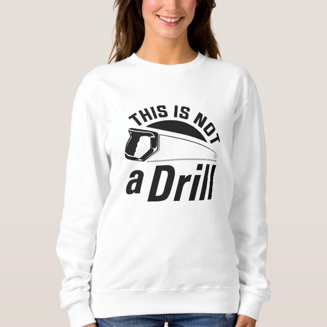 Sweatshirt Ce N'Est Pas Un Exercice (Devant)