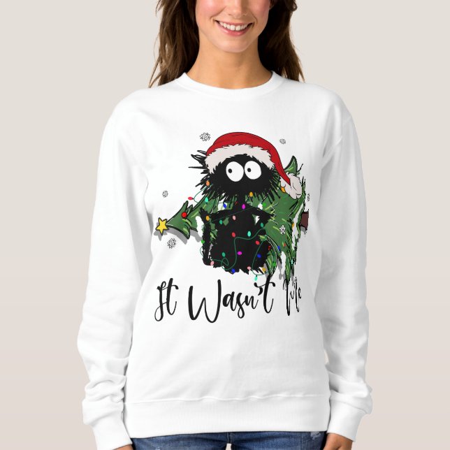 Sweatshirt Ce n'était pas moi (Devant)