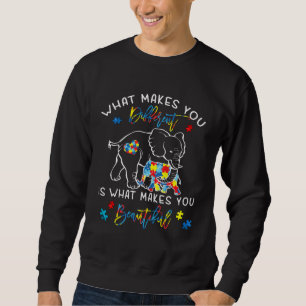 Sweatshirt Ce qui vous rend différent Éléphant Maman Enfant A