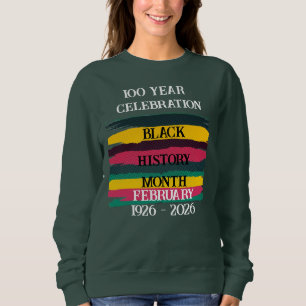 Sweatshirt célébration de 100 ans du mois de l'histoire des N