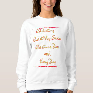 Sweatshirt Célébration du chandail de Noël du Christ
