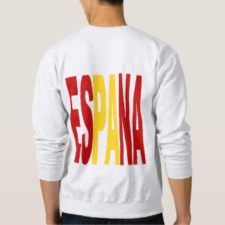 Sweatshirt cendre dos ESPANA