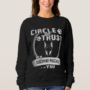 Sweatshirt Cercle De Confiance Mon Doberman Pinscher Gif