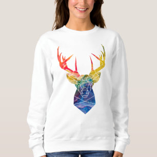 Sweatshirt Cerf aquarelle