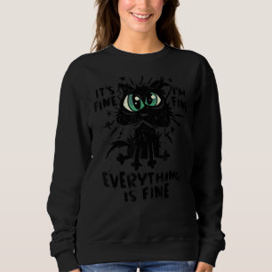 Sweatshirt C'est bien Je vais bien Tout va bien C est très bi