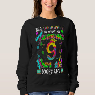 Sweatshirt C'Est Ce Qu'Un Magnifique 9ème Anniversaire 9 Anni