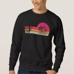 Sweatshirt C'Est Comme Ça Que Je Roule Golf Roller Dessous de
