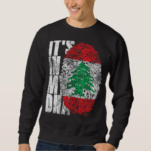 Sweatshirt C'est dans mon ADN Liban graphique pour les femmes
